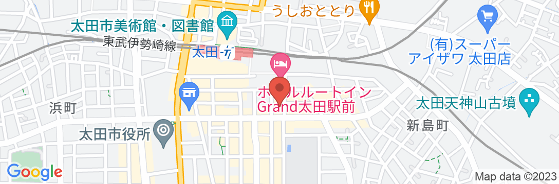 東横INN群馬太田駅南口の地図