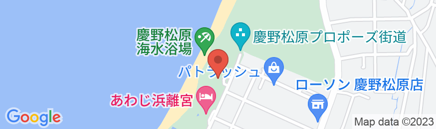 淡路島 うずしお温泉 慶野松原荘の地図