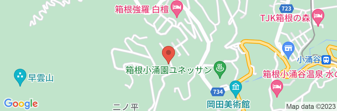 二の平温泉 ペットと泊まる宿 Dog’s Rest Placeの地図