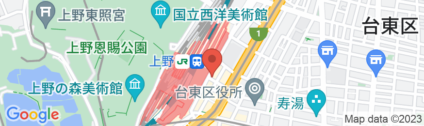 ホテルサンルート“ステラ”上野の地図