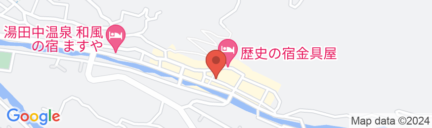 渋温泉 養田屋旅館の地図
