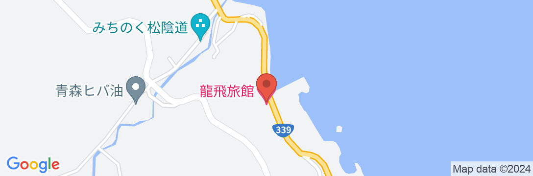 龍飛旅館の地図