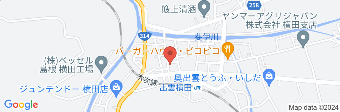 福屋旅館 <島根県>の地図