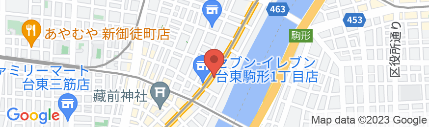 アパホテル〈浅草 蔵前〉の地図