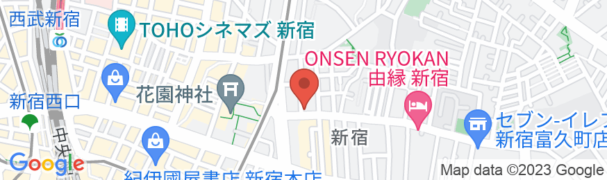 ヴィアイン新宿(JR西日本グループ)の地図