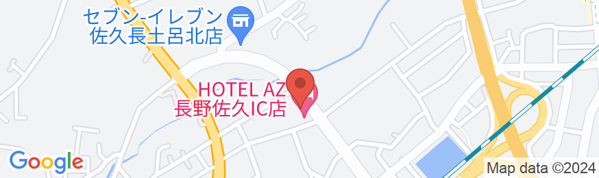 HOTEL AZ 長野佐久IC店の地図