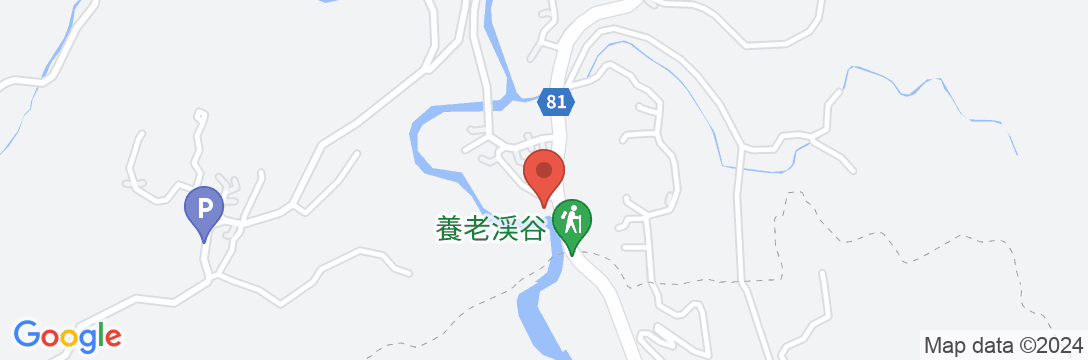 養老渓谷温泉郷 旅館 喜代元の地図