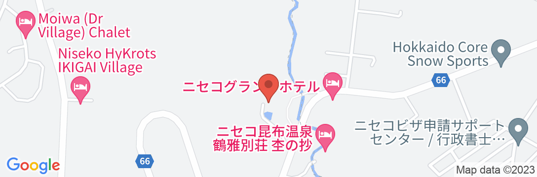 ニセコ昆布温泉 鯉川温泉旅館の地図