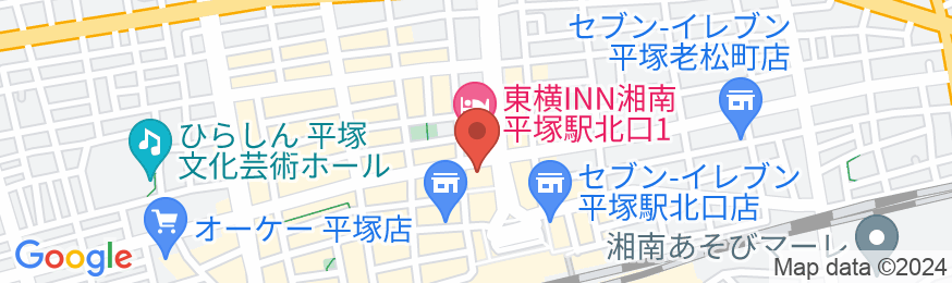 東横INN湘南平塚駅北口2の地図