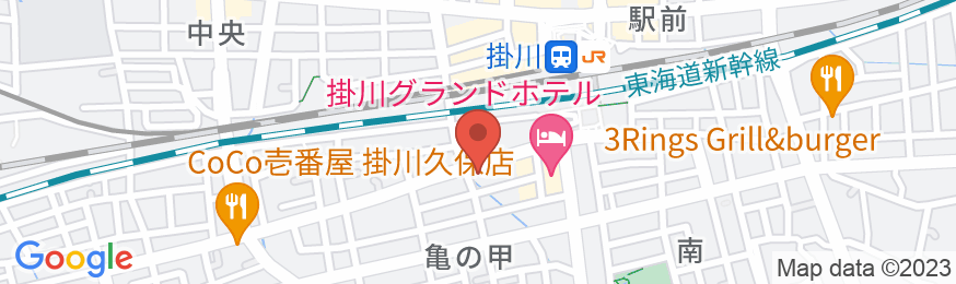 東横INN掛川駅新幹線南口の地図