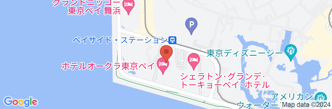 ホテルオークラ東京ベイの地図