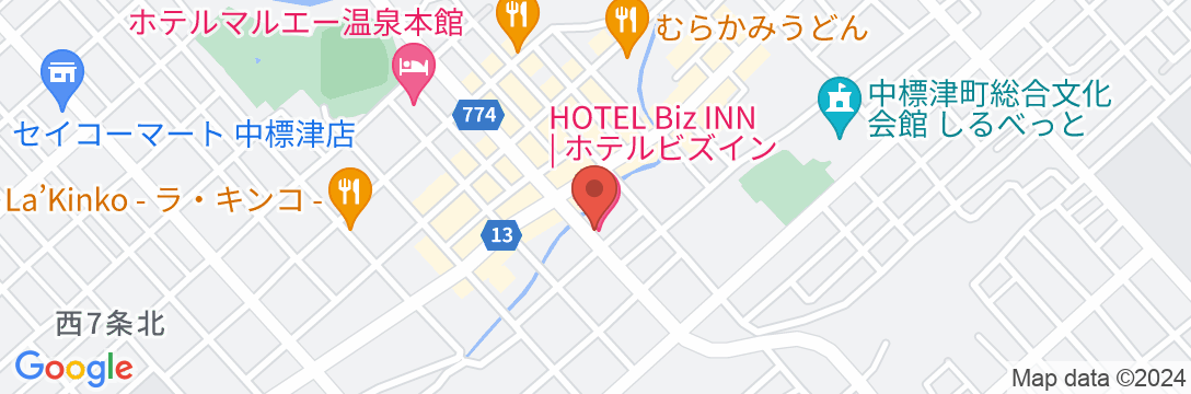 HOTEL Biz INNの地図