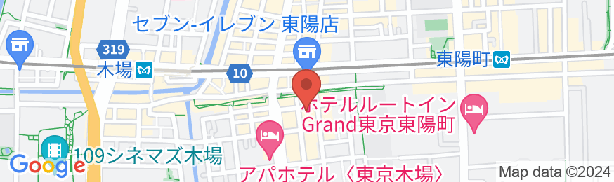 ホテルリブマックスBUDGET東京木場の地図