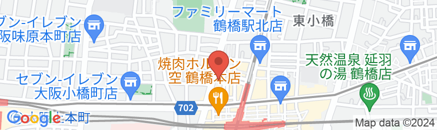 東横INN大阪鶴橋駅前の地図