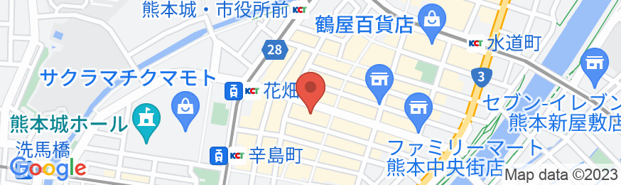 エクストールイン熊本銀座通の地図