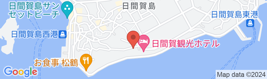 日間賀島 癒しの宿 風車の地図