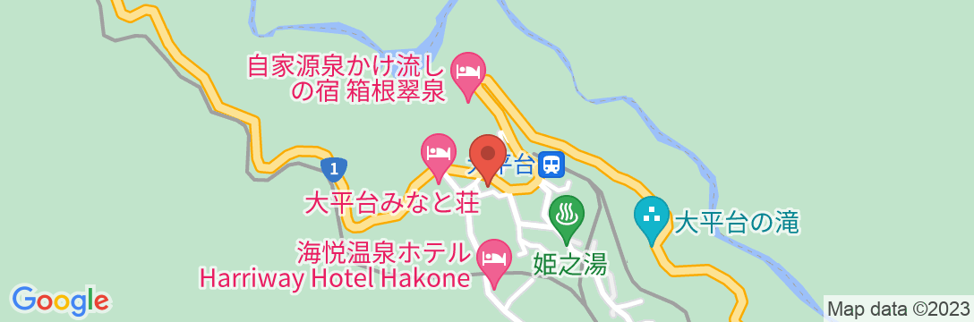 いしゐ旅館の地図