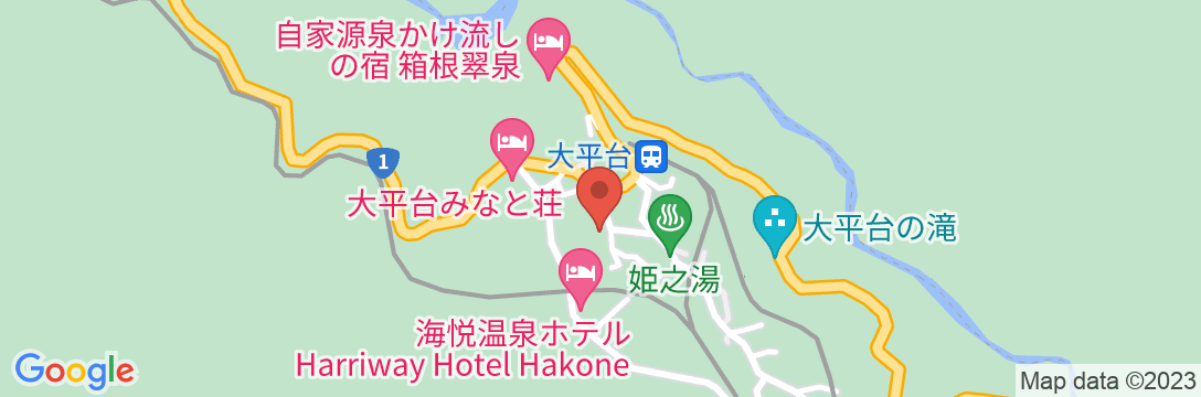 弥千代旅館の地図