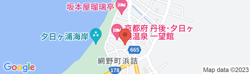 夕日ヶ浦温泉 浜風の宿 五色浜荘 かとう別館の地図