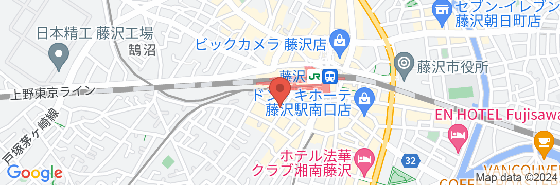 8hotel湘南藤沢(エイトホテル湘南藤沢)の地図