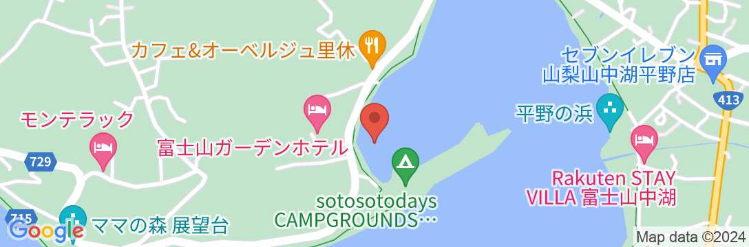 富士山ガーデンホテルの地図