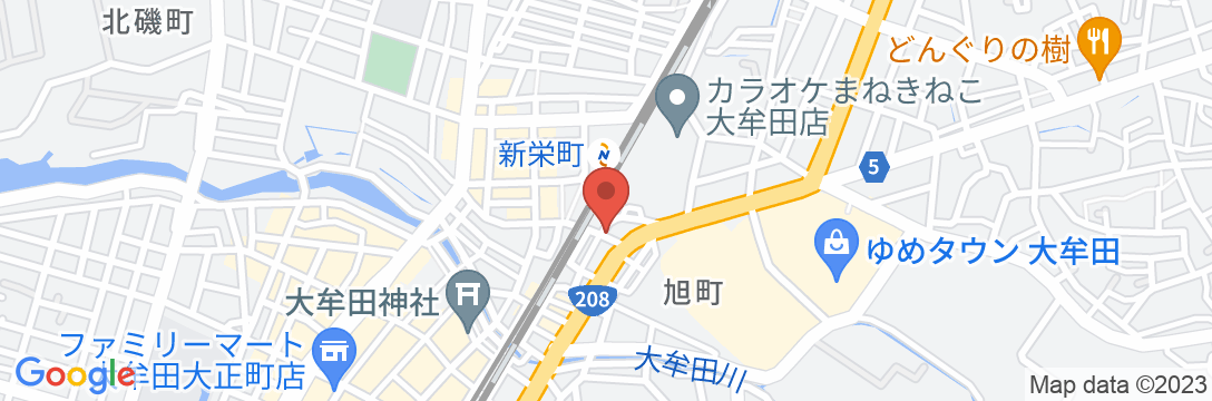 ビジネスホテル わらじ家別館の地図