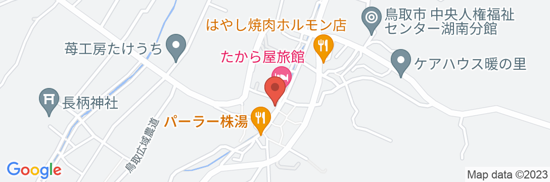 吉岡温泉 北川旅館の地図