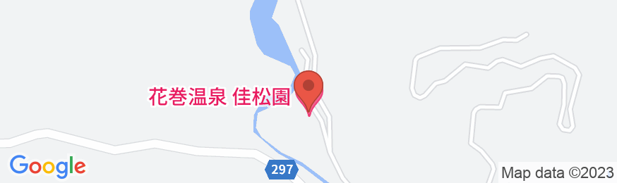 花巻温泉 佳松園の地図