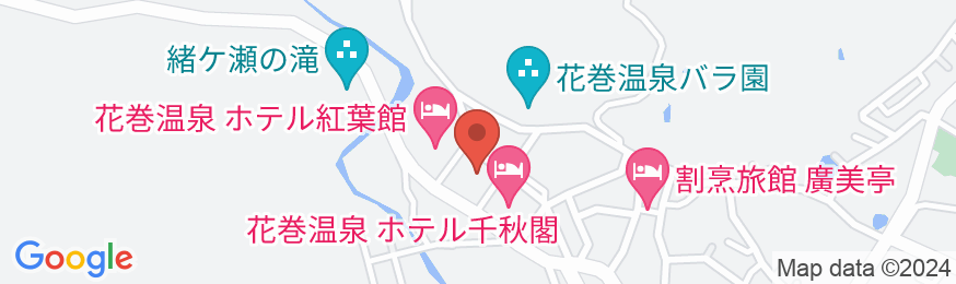 花巻温泉 ホテル花巻の地図