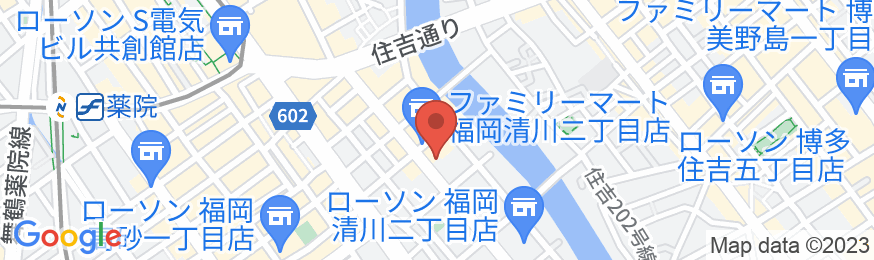 博多サンライトホテル檜乃扇の地図