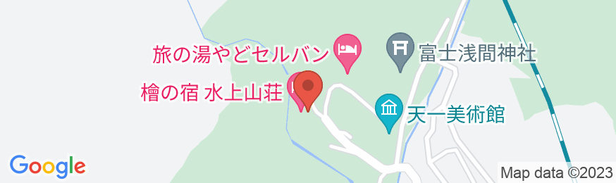 谷川温泉 檜の宿 水上山荘の地図