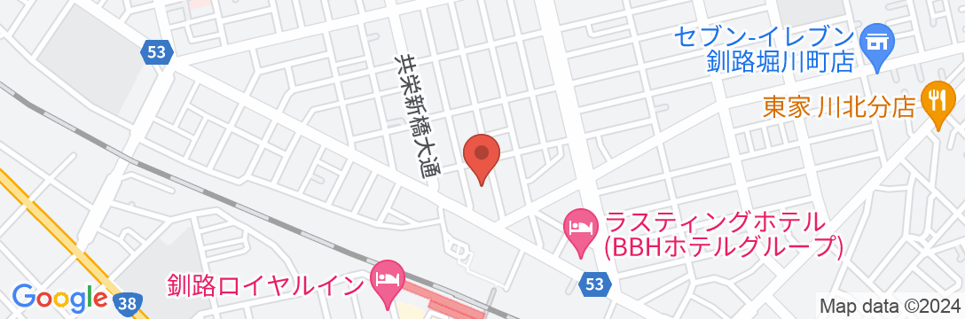 すみれ旅館 <北海道>の地図