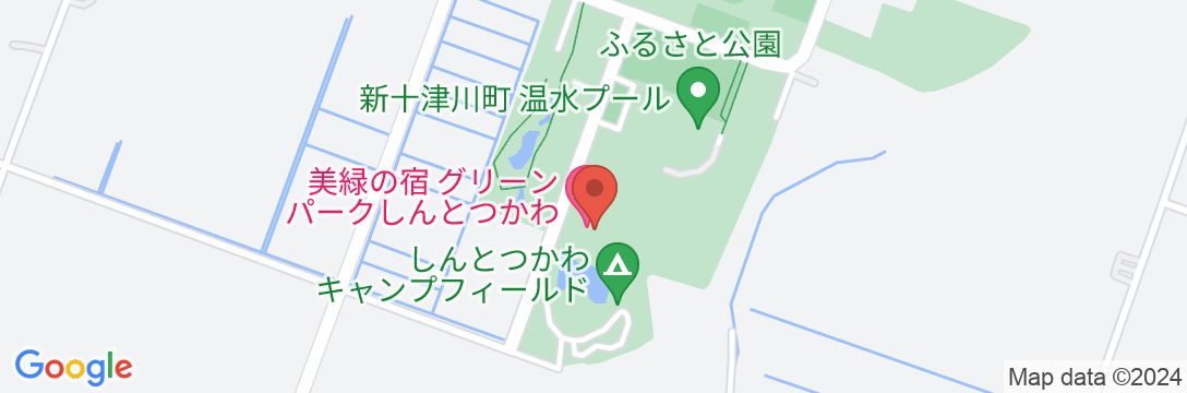 新十津川温泉 グリーンパークしんとつかわの地図