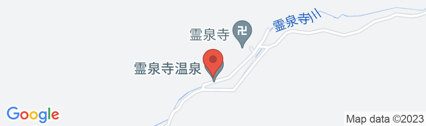 霊泉寺温泉 松屋旅館の地図