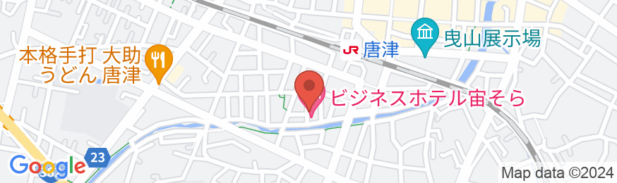 ビジネスホテル宙<唐津市>の地図