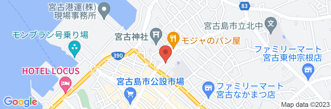 宮古第一ホテル <宮古島>の地図