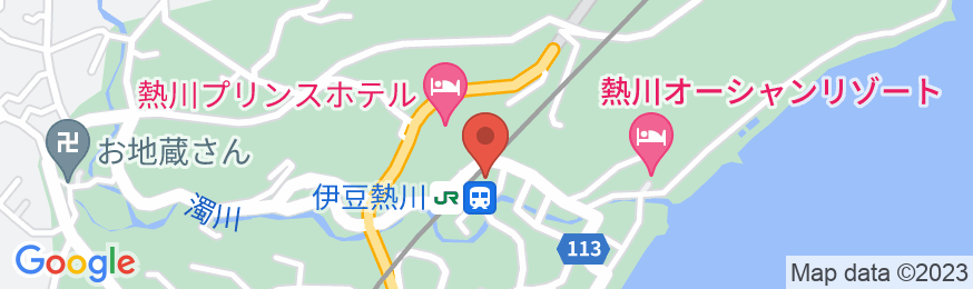 熱川温泉 国民宿舎 伊豆熱川荘の地図