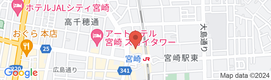 JR九州ホテル宮崎の地図
