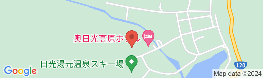 日光湯元温泉 日光グランドホテル ほのかな宿樹林の地図
