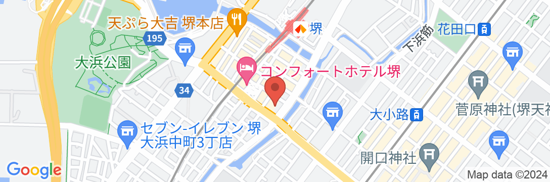 ホテルサンプラザ堺 ANNEXの地図
