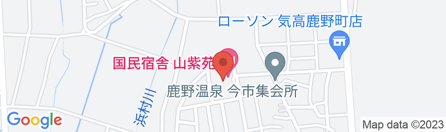 鹿野町国民宿舎 山紫苑の地図
