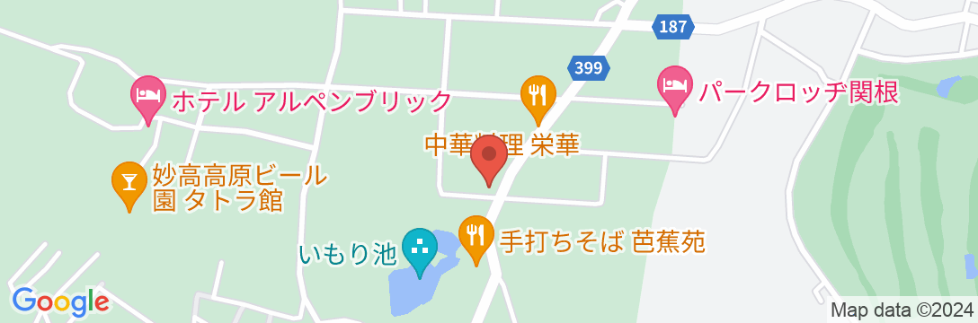 池廼家旅館の地図