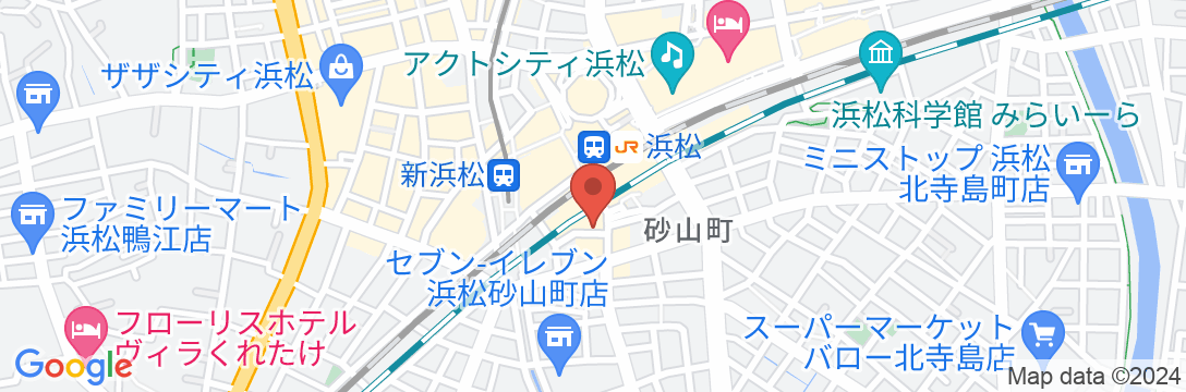 ホテル ソリッソ 浜松の地図