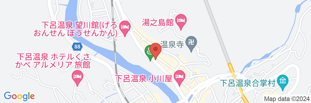 下呂温泉 悠久の華(ゆうきゅうのはな)の地図