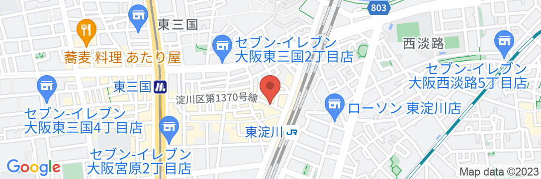 新大阪サンプラザホテルの地図