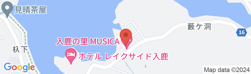 入鹿の里MUSICAの地図