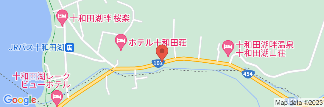 民宿春山荘の地図