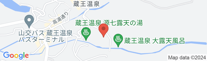 蔵王温泉 ホテル ラルジャン蔵王の地図