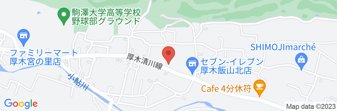 日本郷土玩具の宿 アツギ・ミュージアムの地図