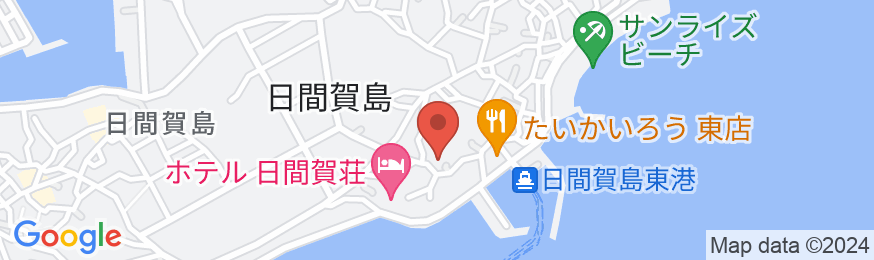 日間賀島 季の島宿 大田の地図